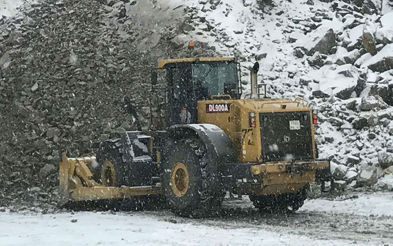 pp电子轮推在露天矿山施工