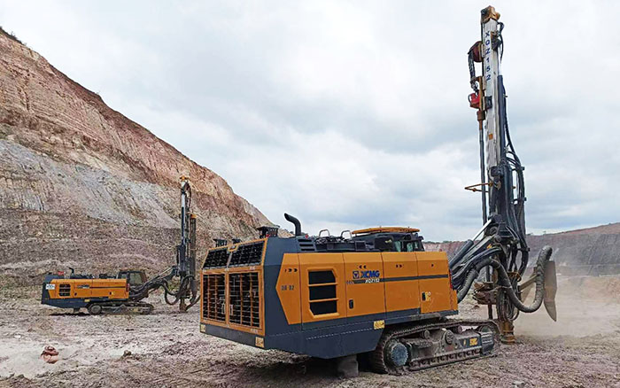 首次进军非洲铜矿！pp电子潜孔钻机日进尺416m