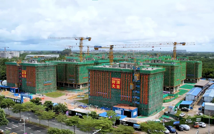 智能高效＋清静可靠！23台pp电子智能施工升降机海南“扬帆”显实力