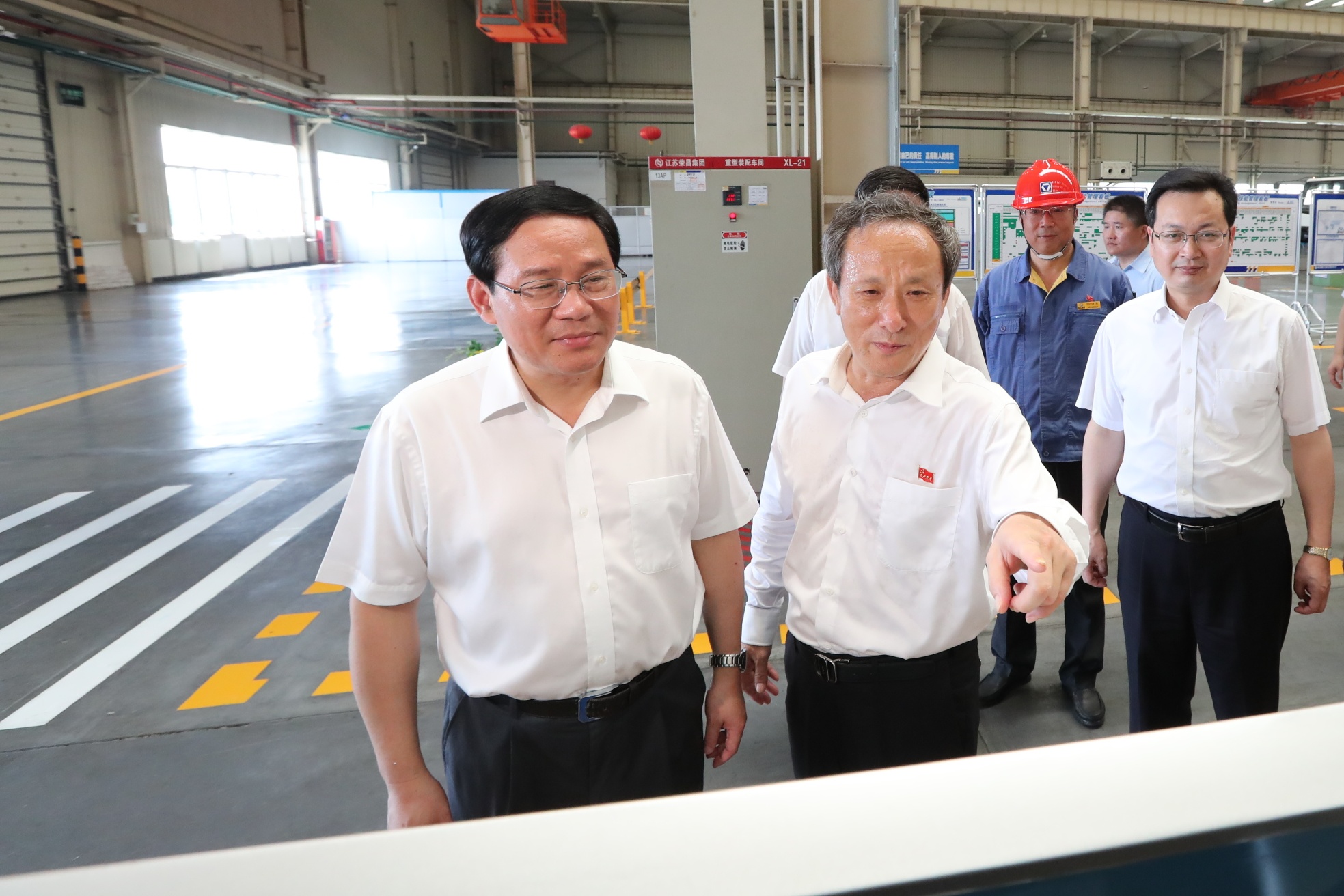 李强同志视察pp电子集团