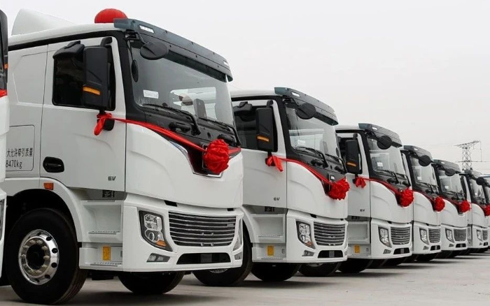 批量交付、千台订单！pp电子新能源重卡“豫”见绿色未来
